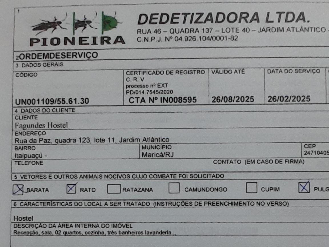 Hostel Em Itaipuacu Proximo A Praia E Terminal Da Rua 01 Maricá Εξωτερικό φωτογραφία